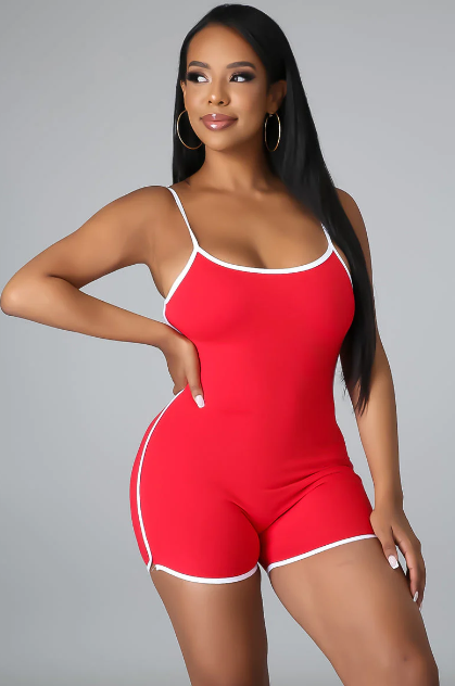 Dolphin Hem Romper