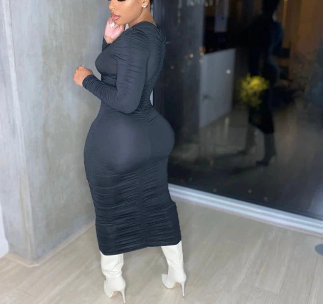 Ruched Tube Dress