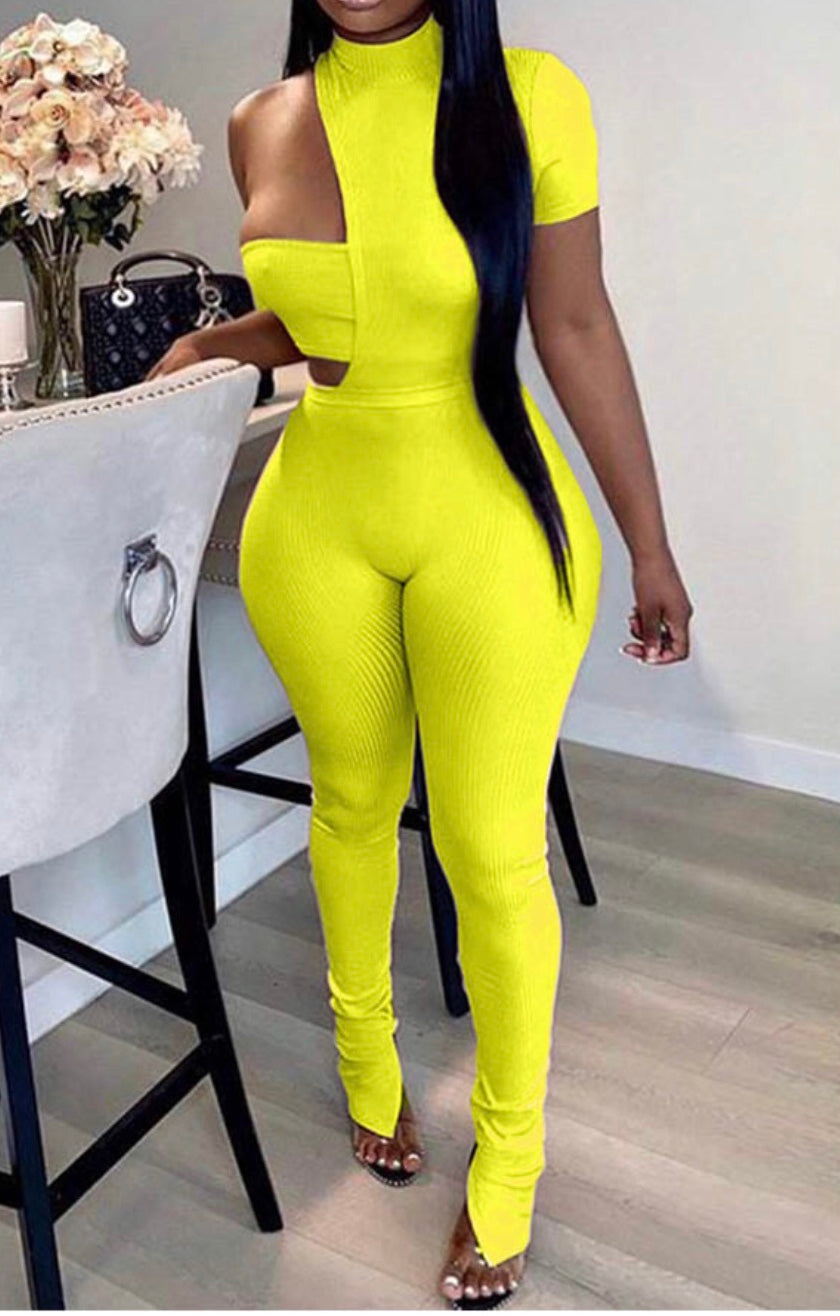 PANK FLAMINGO NEON YELLOW 2PC
