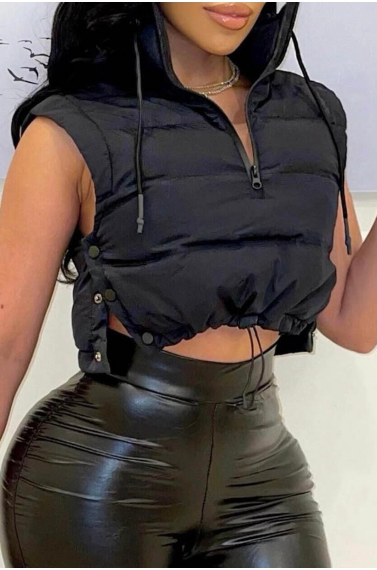 ALASKA PUFFER VEST BLACK