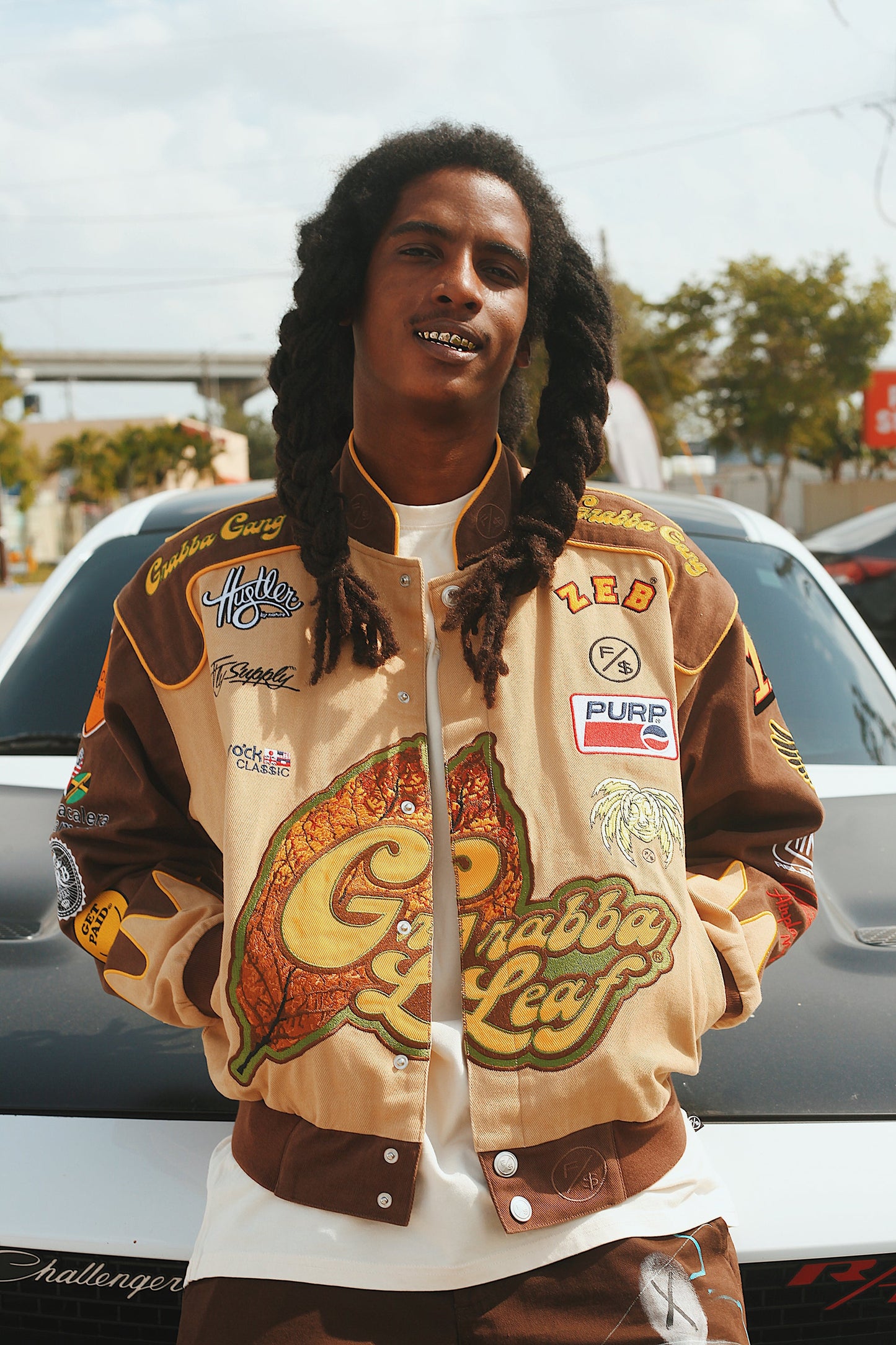 FS x Grabba Leaf NASCAR Jacket