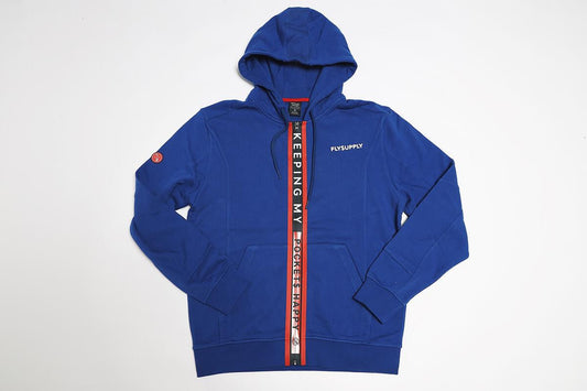 Happy Pockets Zip-Up Fleece Hoodie