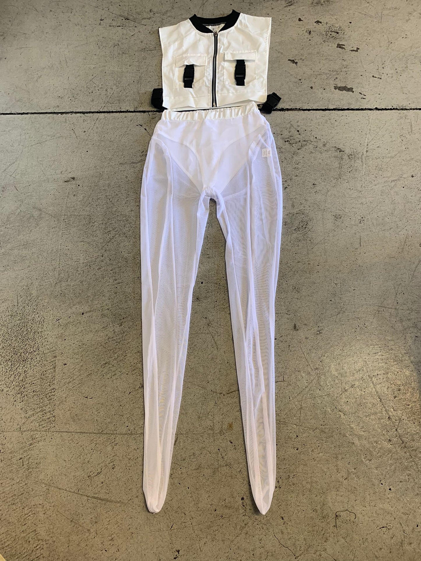 Ameria Cropped Vest & Pants Set