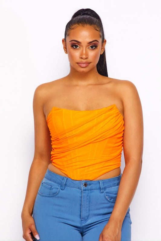 Mesh Corset CropTop