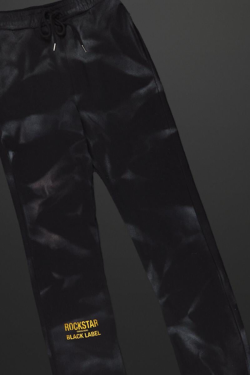 Thomas Open Bottom Black Hoodie Track Set