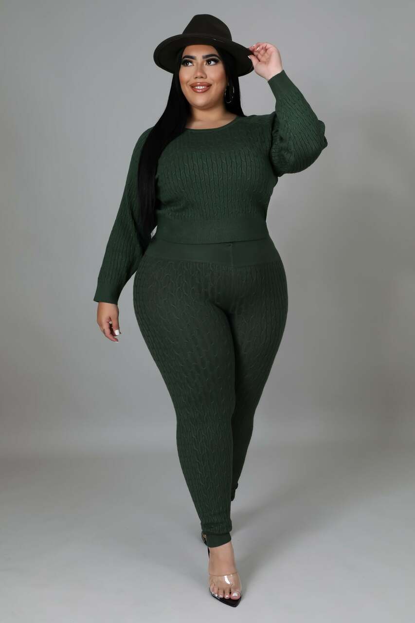 Knit Sweater & Leggings Set