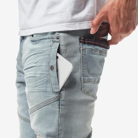 Copper Rivet Side Pocket Jeans