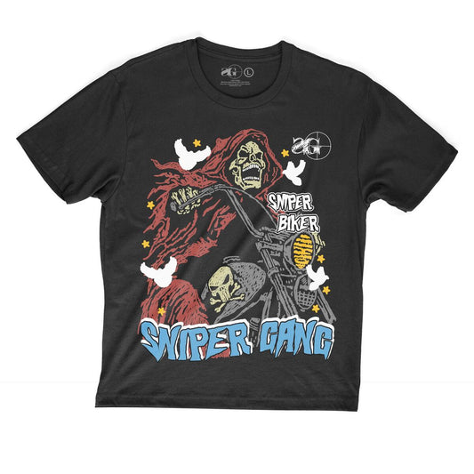 Sniper Biker Tee (Premium Oversize)