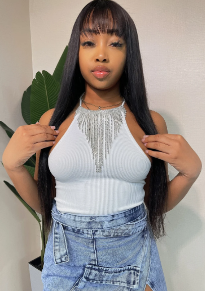 Rhinestone Fringe Seamless Top
