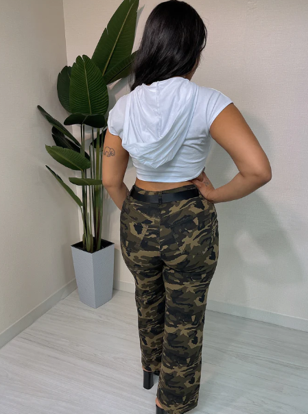 Honest Print Hoodie Top