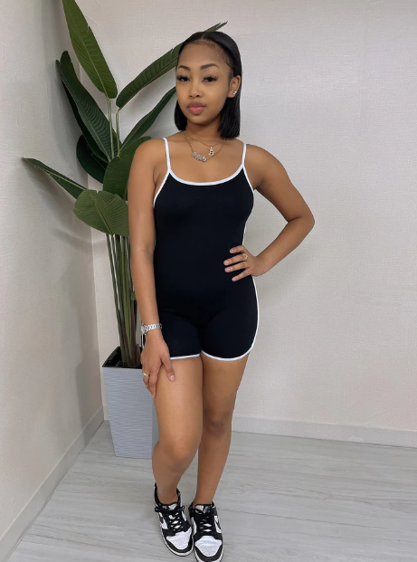 Dolphin Hem Romper