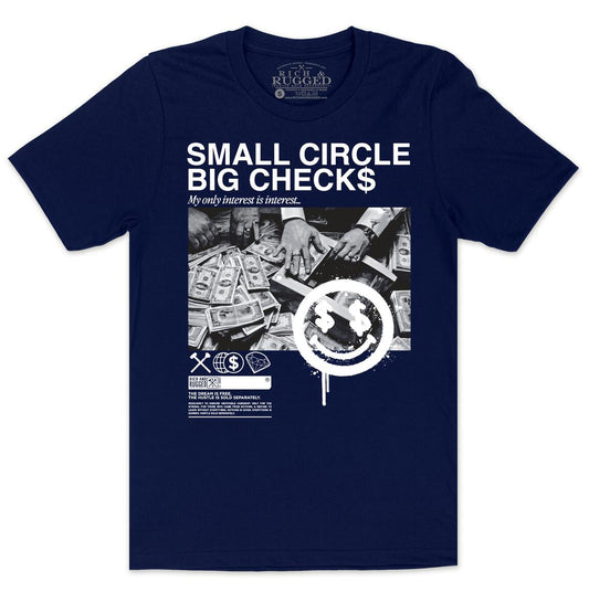 Small Circle Big Checks Tee