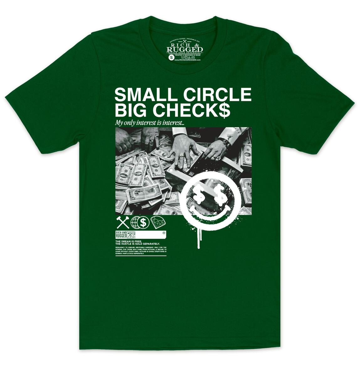 Small Circle Big Checks Tee