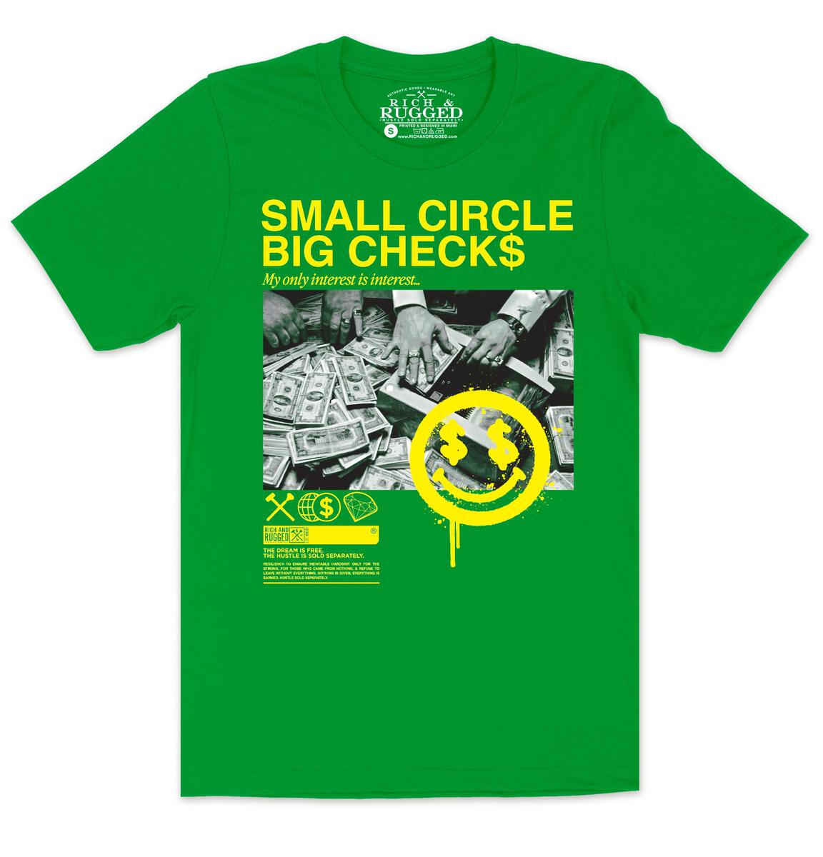 Small Circle Big Checks Tee