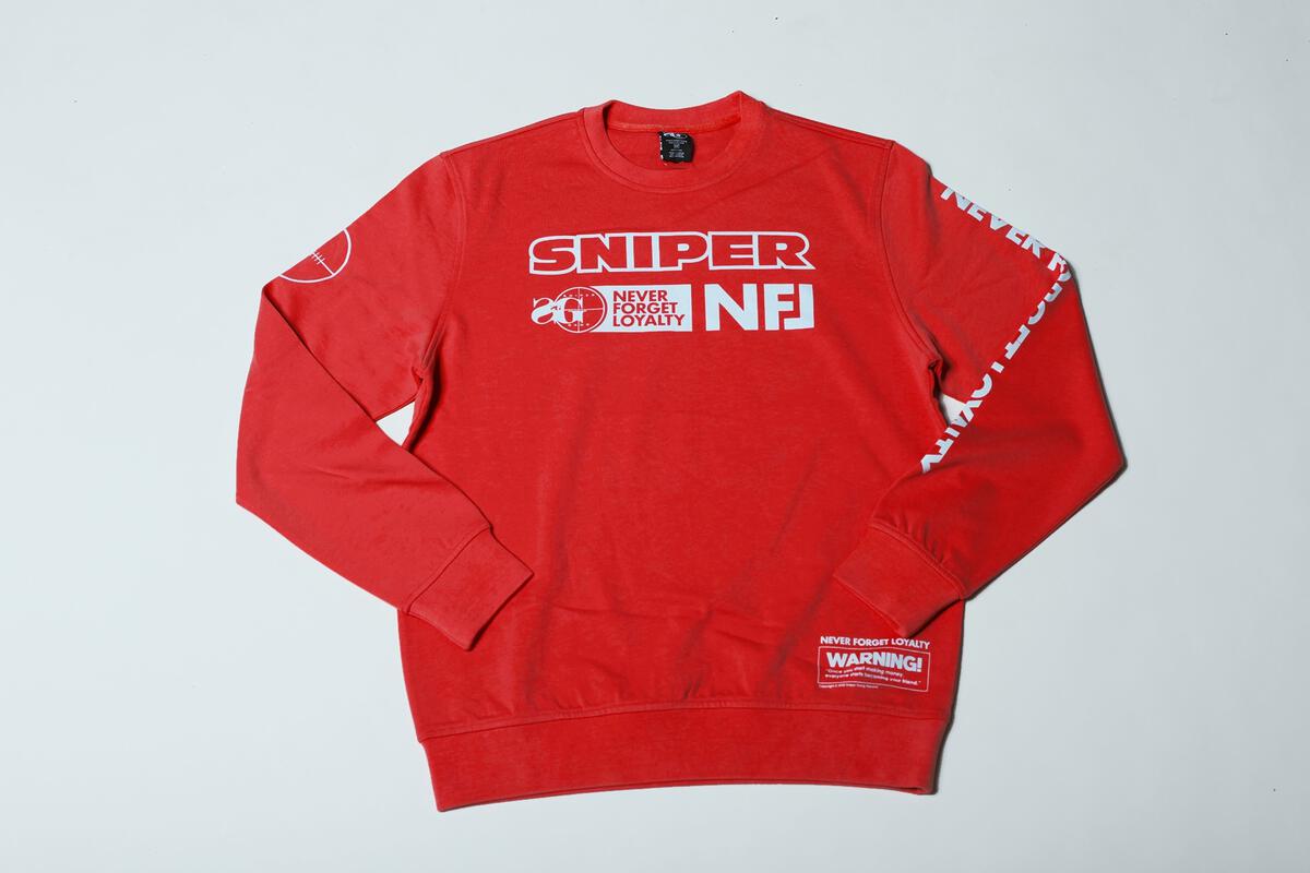 Sniper Red NFL Crewneck & Joggers