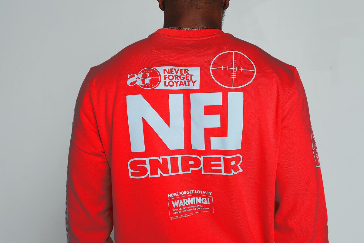 Sniper Red NFL Crewneck & Joggers