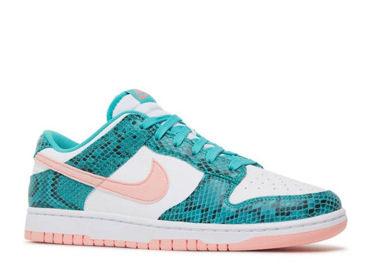 Dunk Low Washed Teal Snakeskin