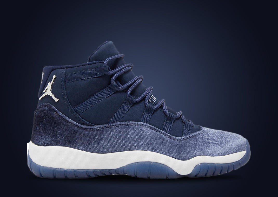 Womens Jordan 11 Navy Velvet