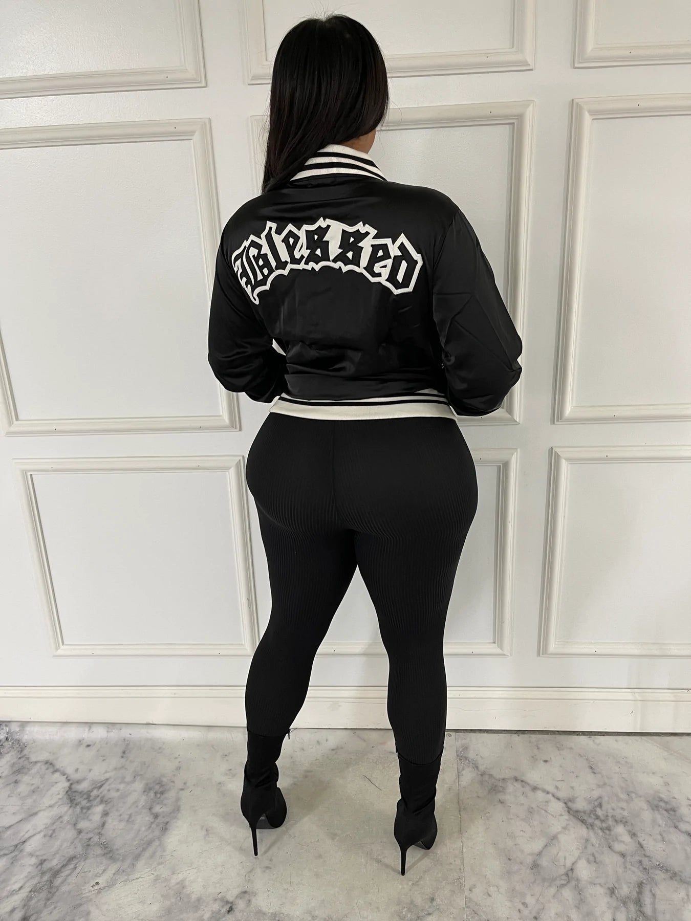Satin Varsity Jacket