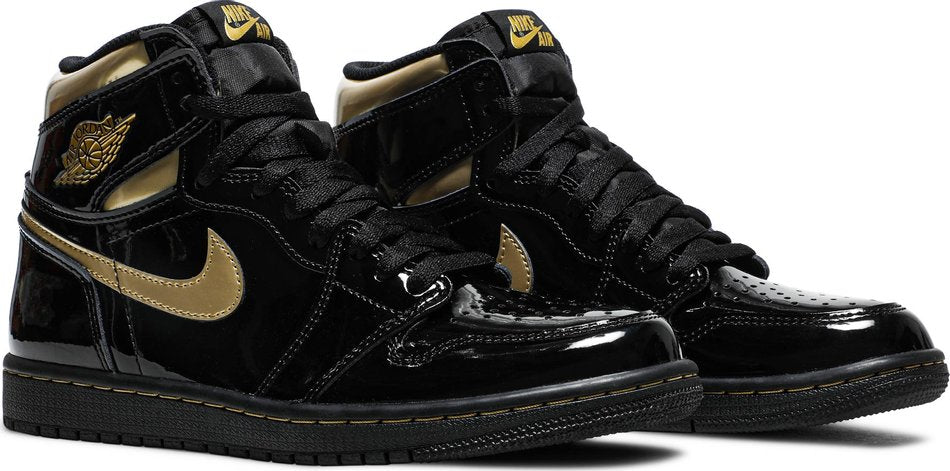 Jordan 1 'Black Metallic Gold' GS