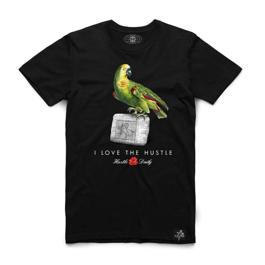I Love the Hustle Parrot  Tee