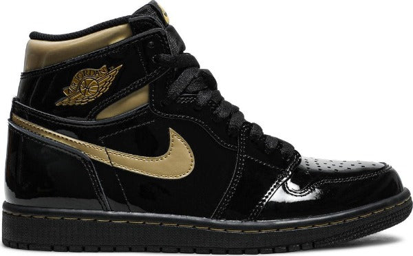 Jordan 1 'Black Metallic Gold' GS