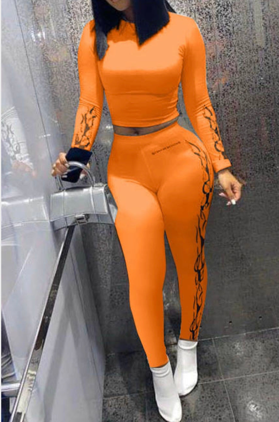 PANK FLAMINGO ORANGE FLAMES