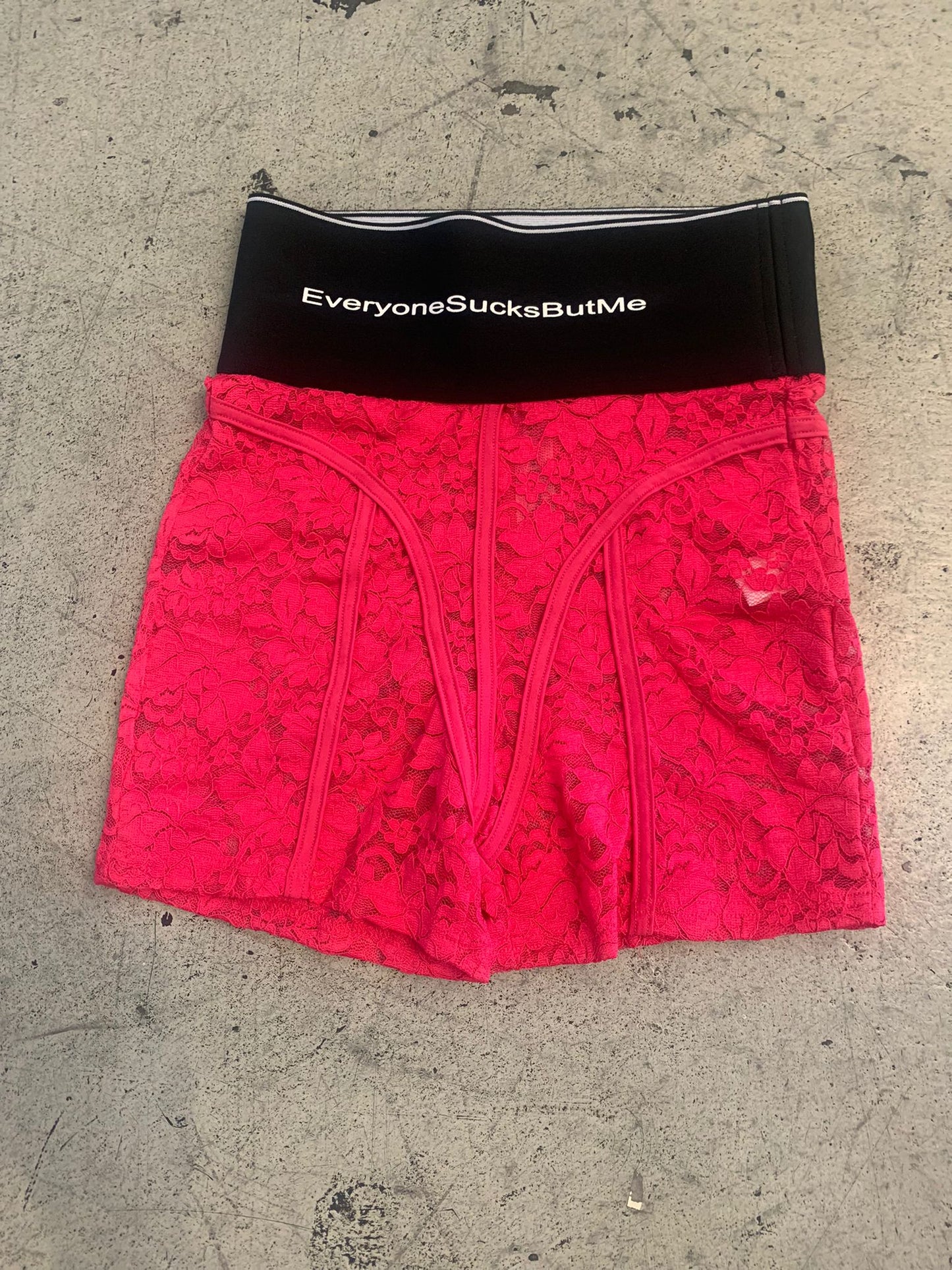 laced shorts