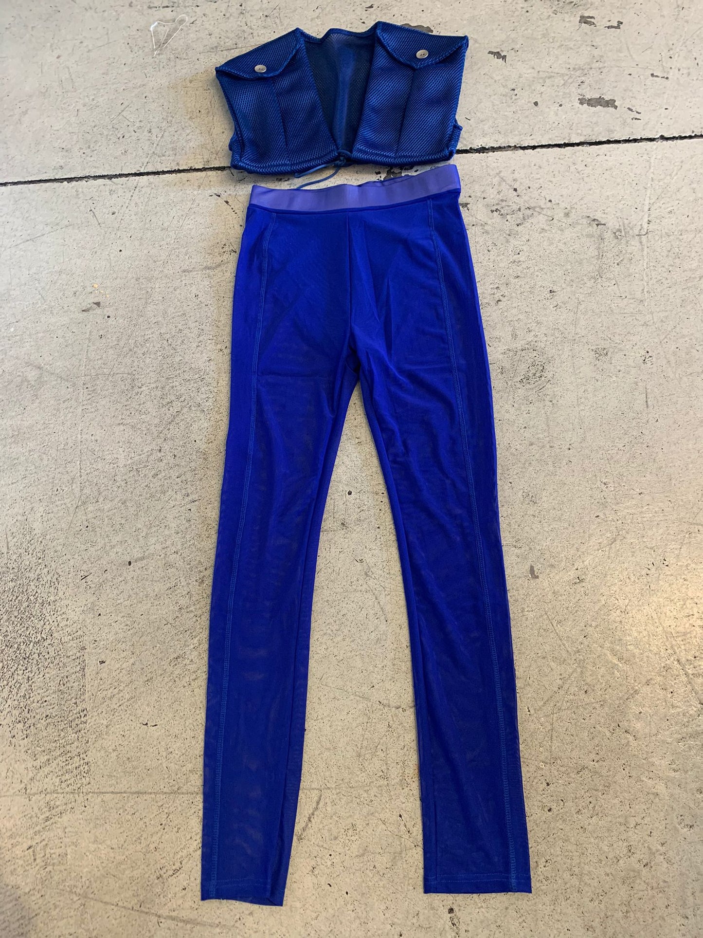 Top & Mesh Leggings Set
