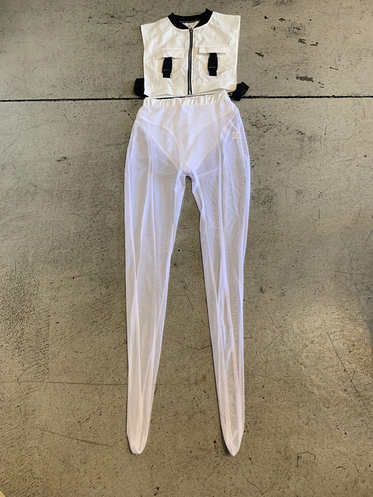 Ameria Cropped Vest & Pants Set