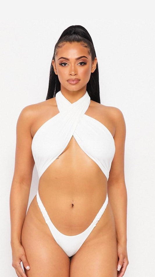Criss Cross Halter Bikini