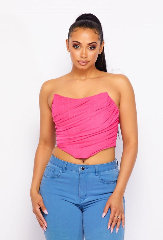 Mesh Corset CropTop