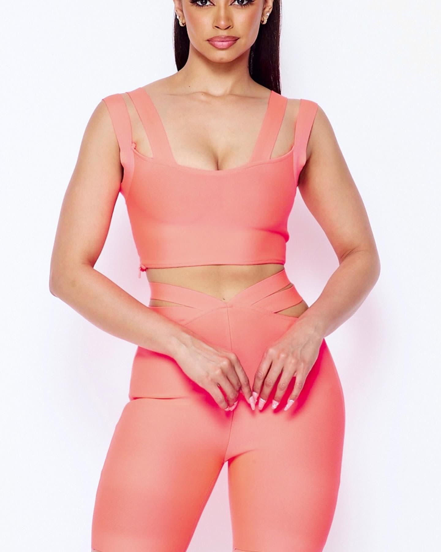 Strap Shorts & Top Set