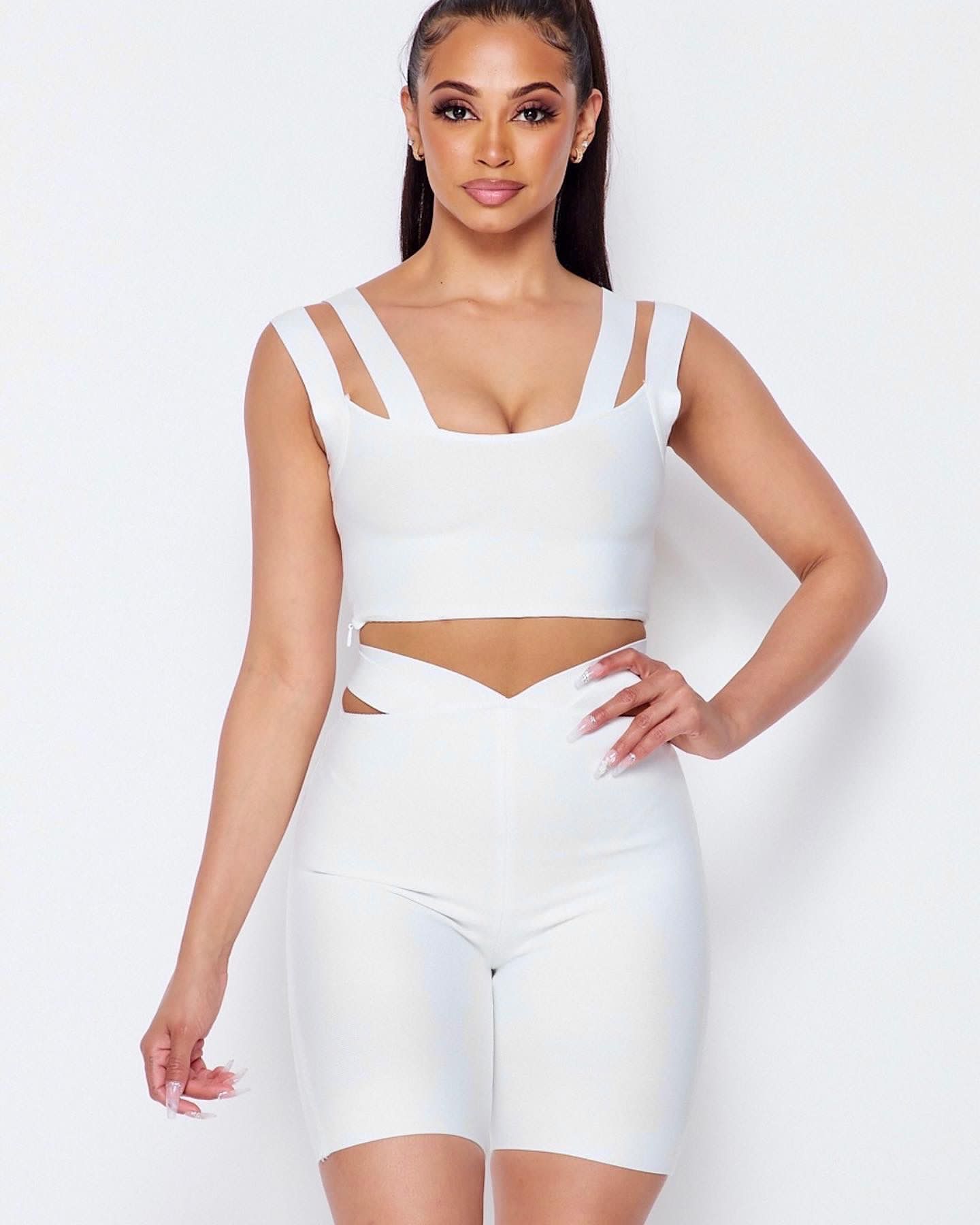 Strap Shorts & Top Set