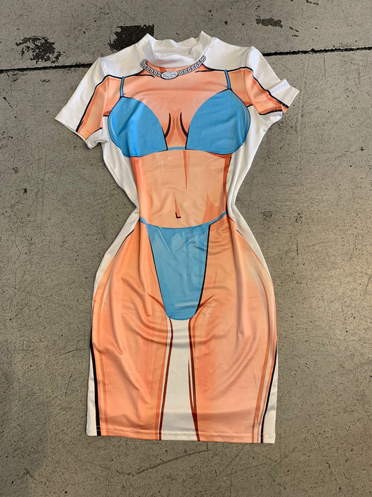 Bikini Print Dress