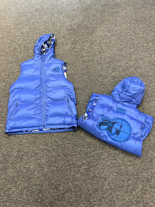 SNIPER GANG BUBBLE VEST BLUE