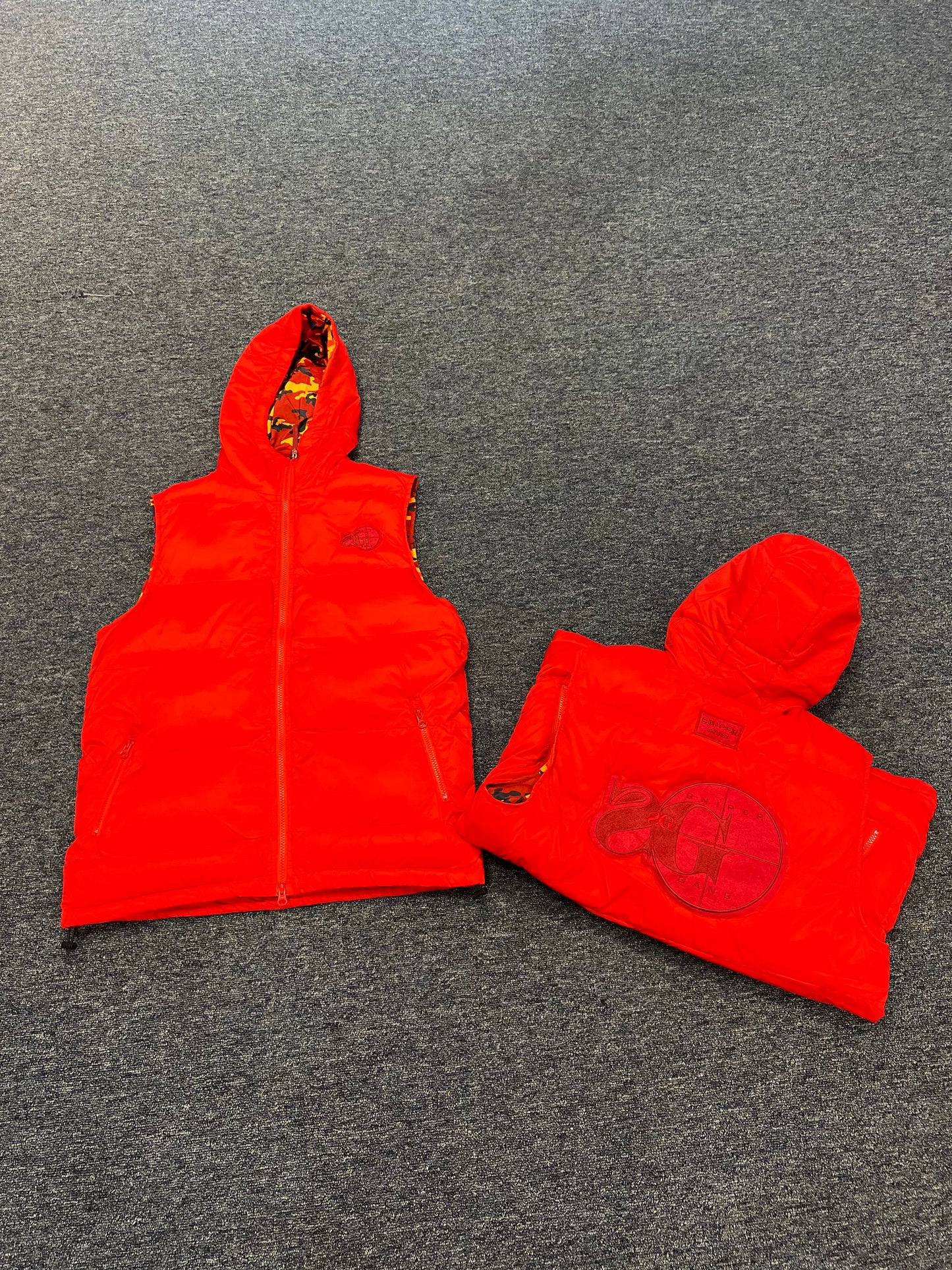 SNIPER GANG BUBBLE VEST RED