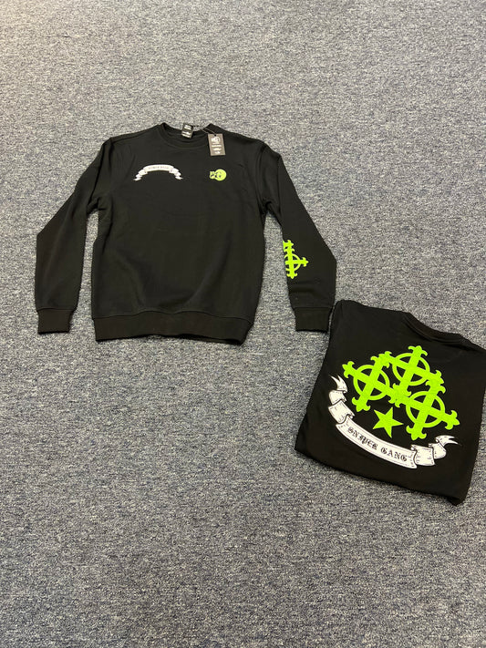 SNIPER GANG CHROME HEART LIME GREEN