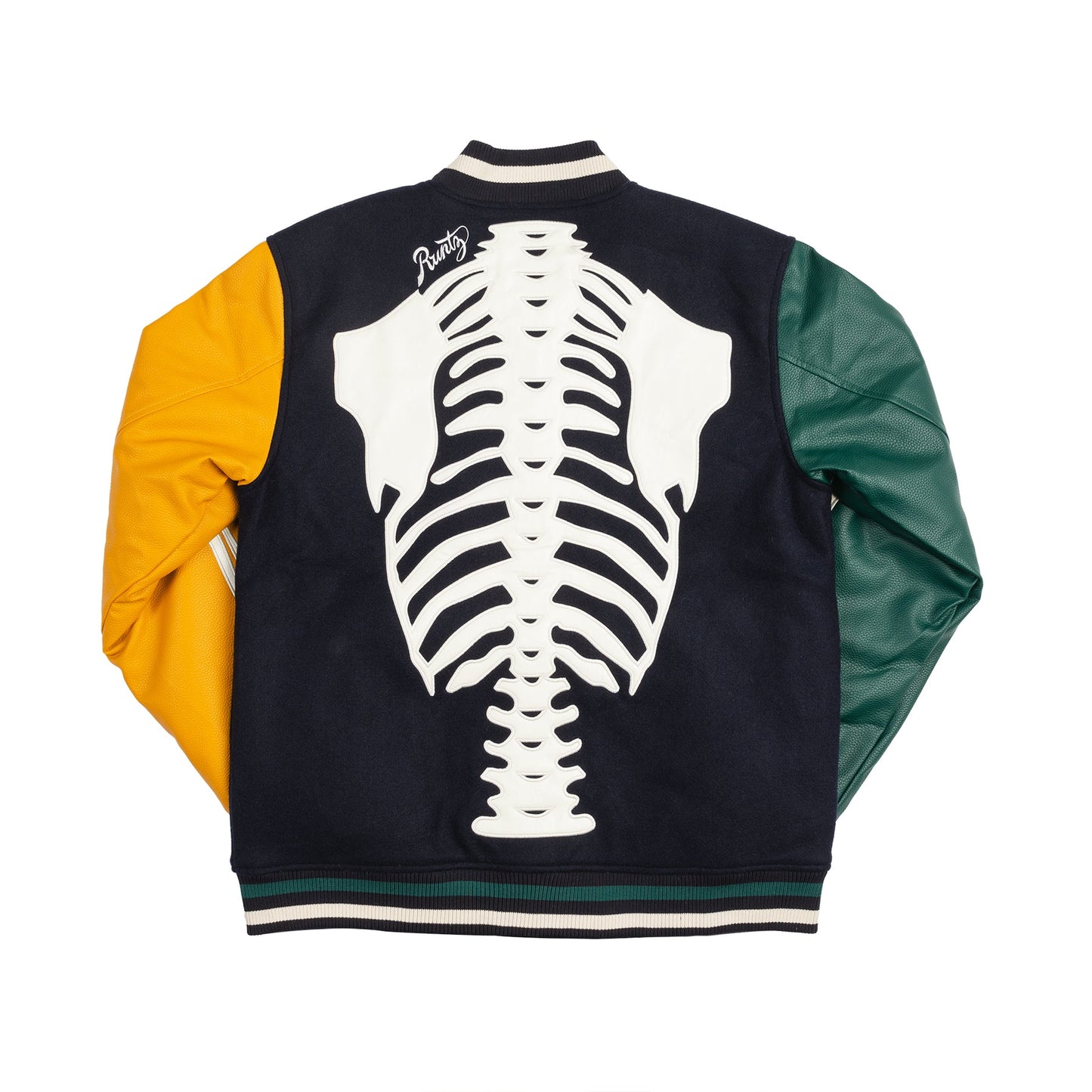 Smoke Out Skeleton Varsity Jacket