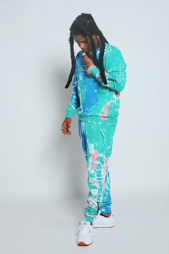 SG Tie Die Sweatsuit (BLUE/MULTI)