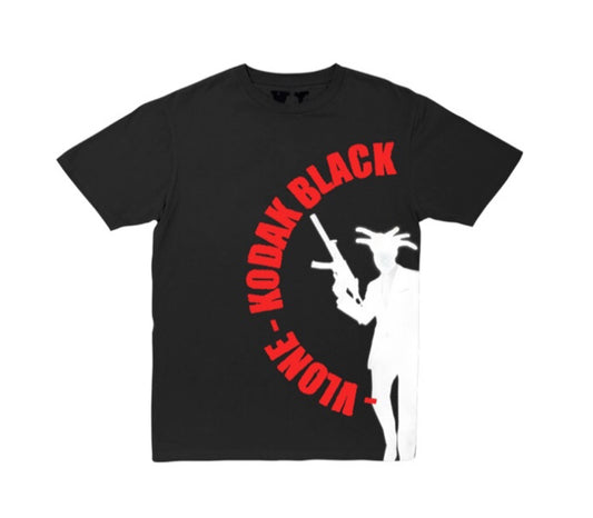 VLONE KODAK BLACK TEE BLACK