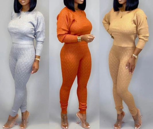 Knit Sweater & Leggings Set