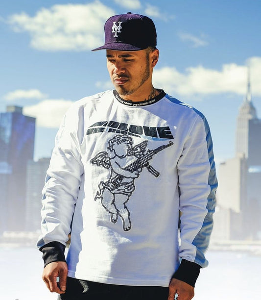 ABSTRACT SHE CREWNECK